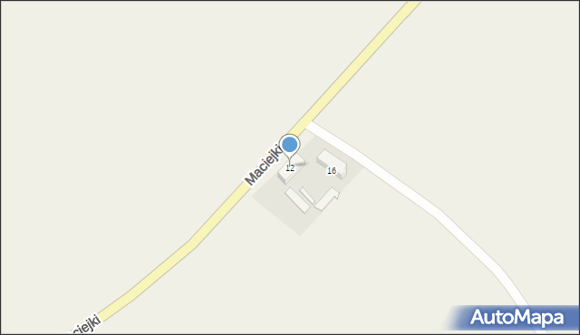 Wisławie, Maciejki, 12, mapa Wisławie