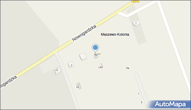 Wisławie, Maciejki, 5a, mapa Wisławie