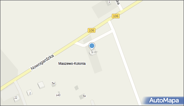 Wisławie, Maciejki, 7, mapa Wisławie