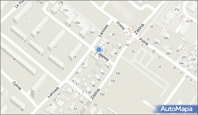 Włocławek, Makowa, 3, mapa Włocławka