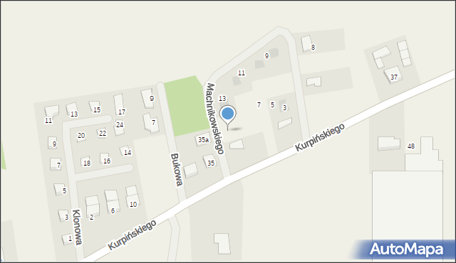 Włoszakowice, Machnikowskiego Romana, 15, mapa Włoszakowice