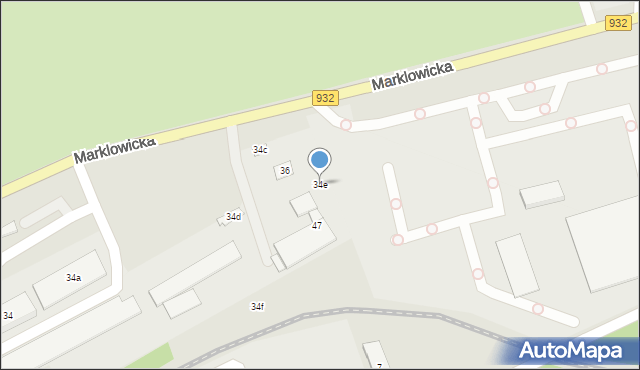 Wodzisław Śląski, Marklowicka, 34e, mapa Wodzisławia Śląskiego