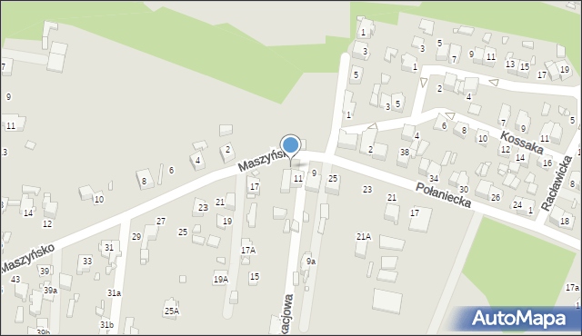 Wojkowice, Maszyńsko, 13, mapa Wojkowice
