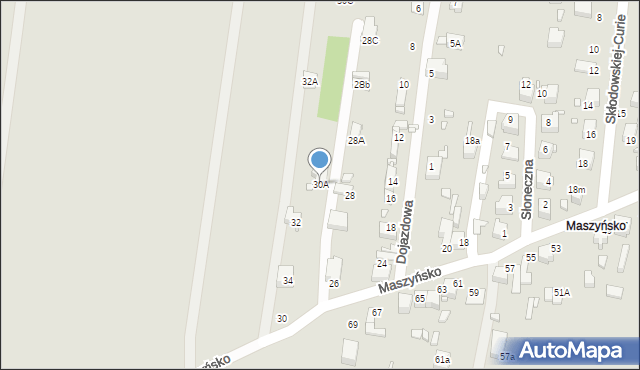 Wojkowice, Maszyńsko, 30A, mapa Wojkowice