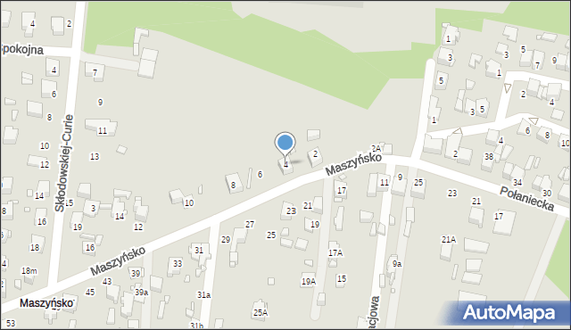 Wojkowice, Maszyńsko, 4, mapa Wojkowice