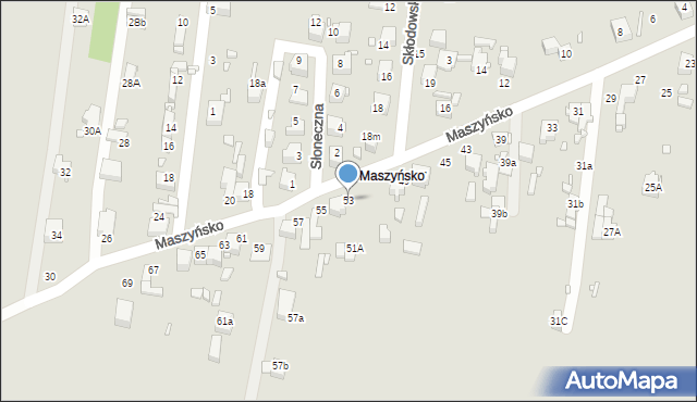 Wojkowice, Maszyńsko, 53, mapa Wojkowice