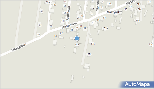 Wojkowice, Maszyńsko, 61a, mapa Wojkowice