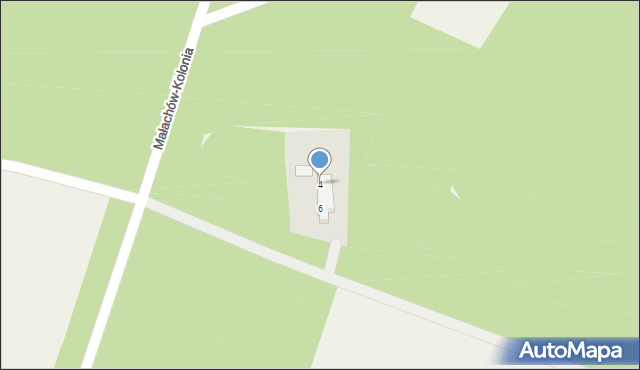 Wojnowice, Małachów-Kolonia, 4, mapa Wojnowice