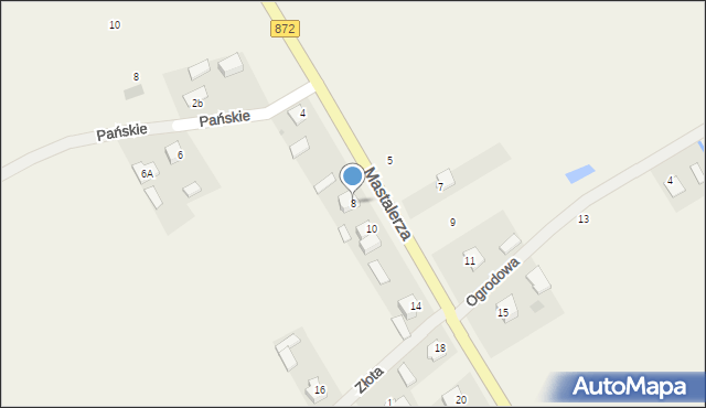 Wola Baranowska, Mastalerza Józefa, ks., 8, mapa Wola Baranowska