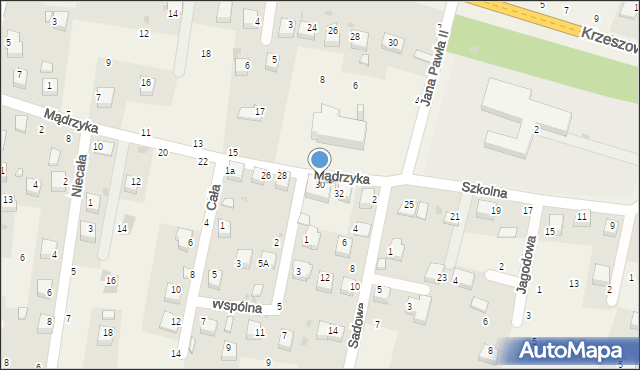 Wola Filipowska, Mądrzyka Mieczysława, ks., 30, mapa Wola Filipowska