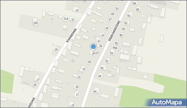 Wola Suchożebrska, Makowieckiej Zofii, 37, mapa Wola Suchożebrska