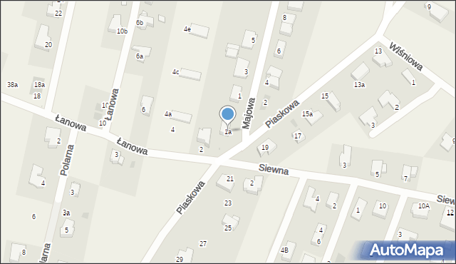 Wołczkowo, Majowa, 1a, mapa Wołczkowo