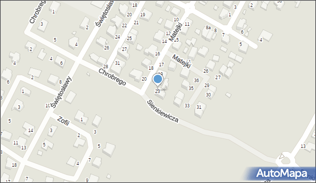 Wolin, Matejki Jana, 23, mapa Wolin