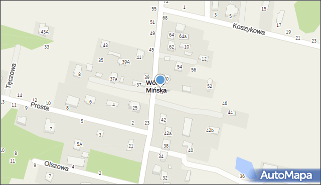 Wólka Mińska, Mazowiecka, 48, mapa Wólka Mińska