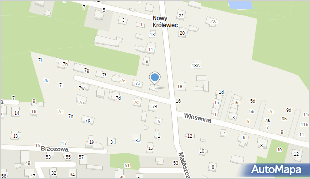 Wólka Mińska, Mazowiecka, 7, mapa Wólka Mińska