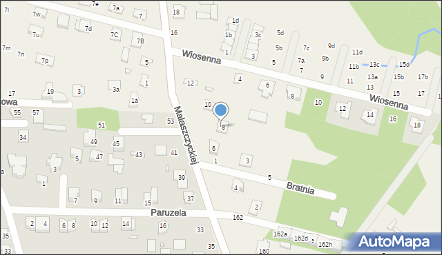 Wólka Mińska, Mazowiecka, 8, mapa Wólka Mińska