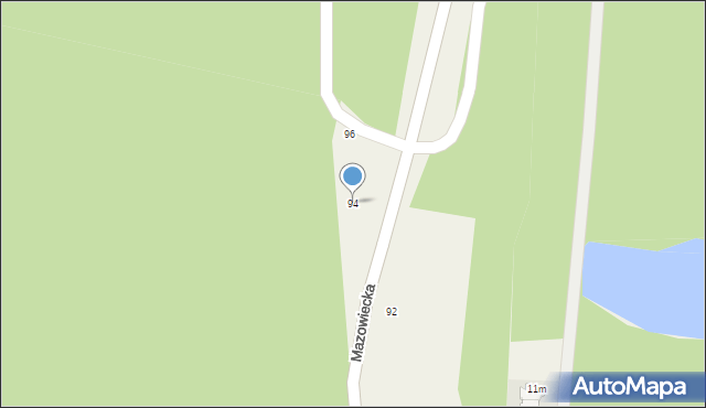Wólka Mińska, Mazowiecka, 94, mapa Wólka Mińska