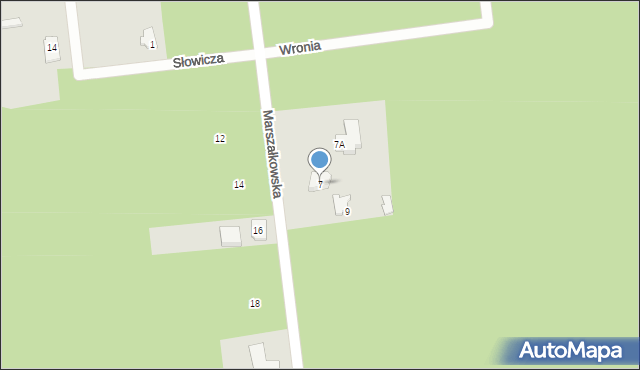Wołomin, Marszałkowska, 7, mapa Wołomin