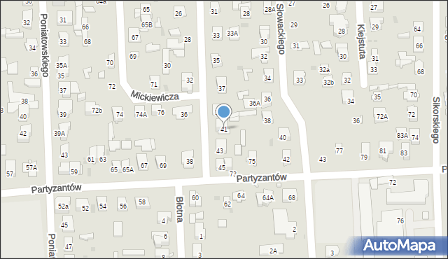 Wołomin, Matejki Jana, 41, mapa Wołomin