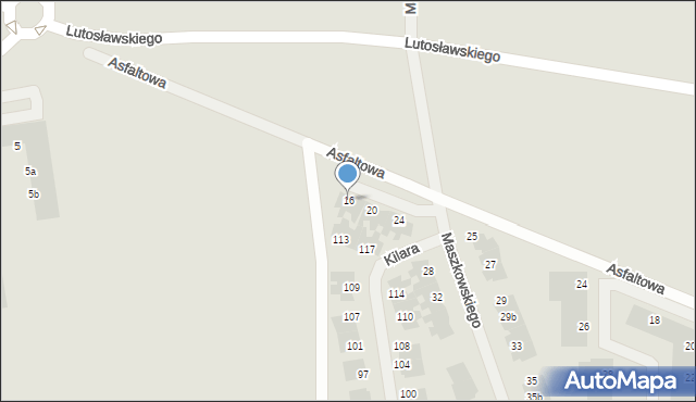 Wrocław, Maszkowskiego Rafała, 16, mapa Wrocławia