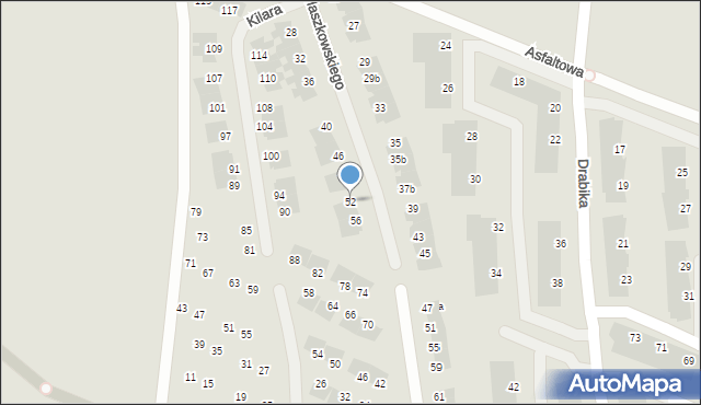 Wrocław, Maszkowskiego Rafała, 52, mapa Wrocławia