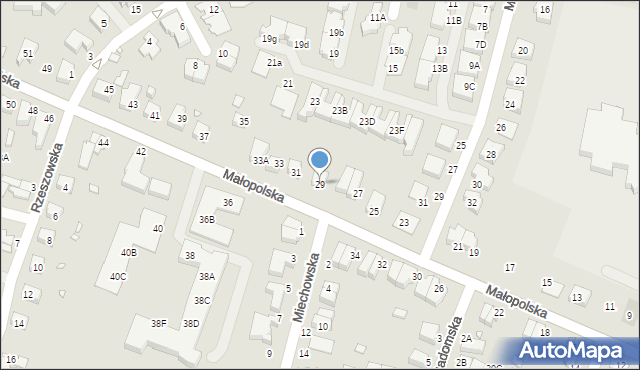 Wrocław, Małopolska, 29, mapa Wrocławia