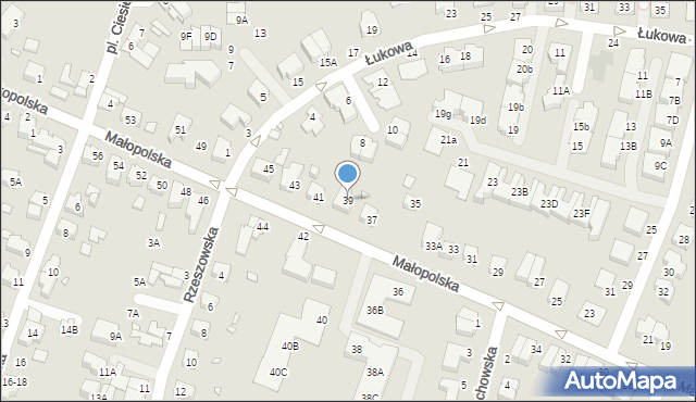 Wrocław, Małopolska, 39, mapa Wrocławia