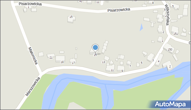 Wrocław, Marszowicka, 15, mapa Wrocławia