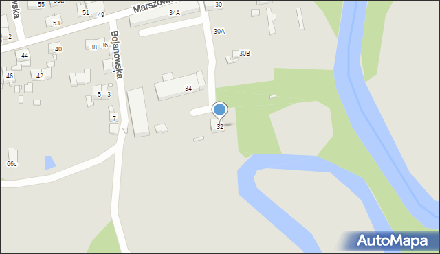 Wrocław, Marszowicka, 32, mapa Wrocławia