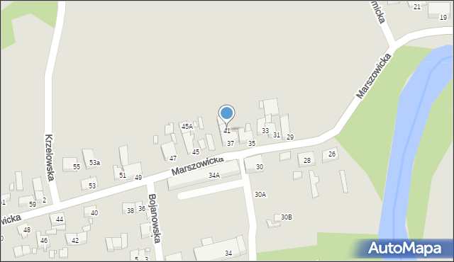 Wrocław, Marszowicka, 41, mapa Wrocławia