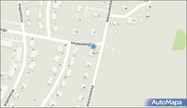 Wrocław, Marszowicka, 79, mapa Wrocławia