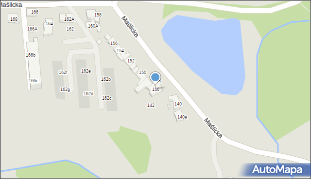 Wrocław, Maślicka, 146, mapa Wrocławia