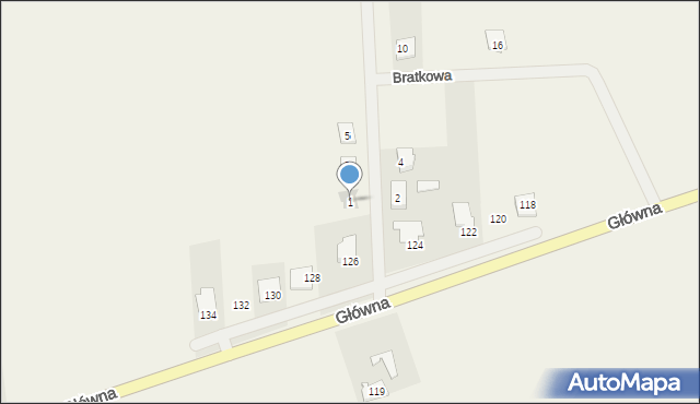 Wronczyn, Makowa, 1, mapa Wronczyn
