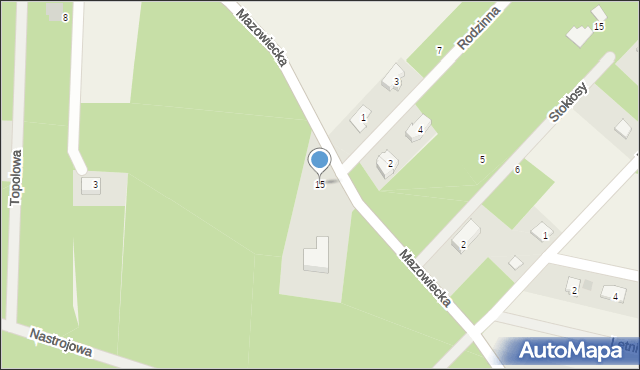 Wycinki Osowskie, Mazowiecka, 15, mapa Wycinki Osowskie