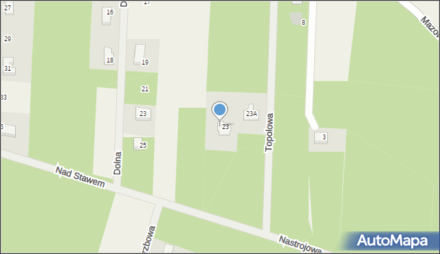 Wycinki Osowskie, Mazowiecka, 32, mapa Wycinki Osowskie