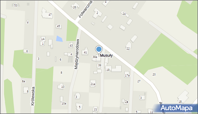 Wycinki Osowskie, Mazowiecka, 39b, mapa Wycinki Osowskie