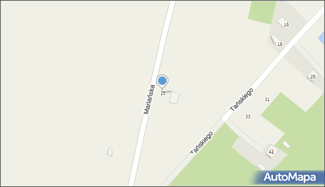 Wygoda, Mariańska, 15, mapa Wygoda