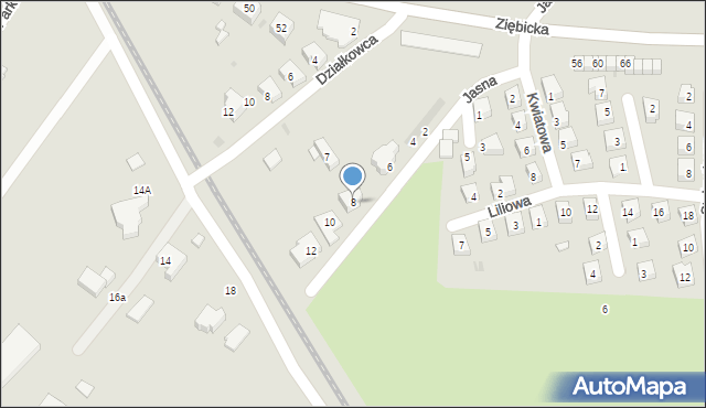 Ząbkowice Śląskie, Makowa, 8, mapa Ząbkowice Śląskie