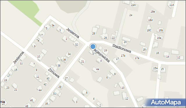 Zabrzeg, Maciejowicka, 2, mapa Zabrzeg