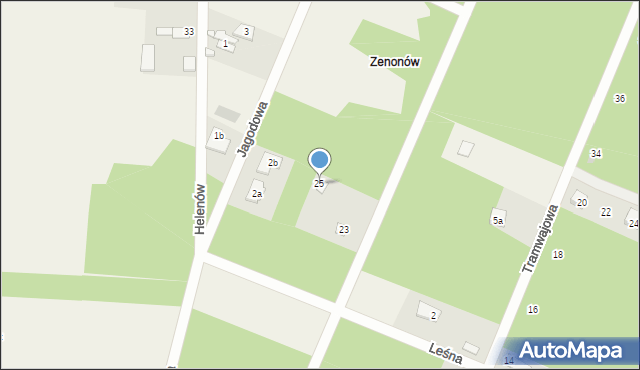 Zagościniec, Matysiaków, 25, mapa Zagościniec