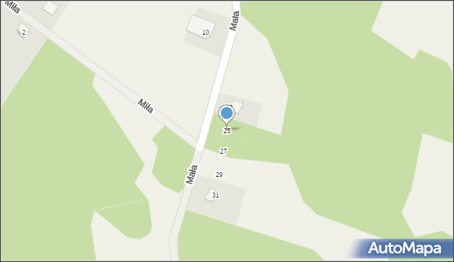 Zajączków, Mała, 25, mapa Zajączków