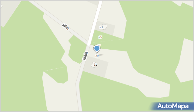 Zajączków, Mała, 29, mapa Zajączków