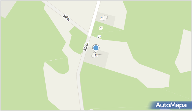 Zajączków, Mała, 31, mapa Zajączków
