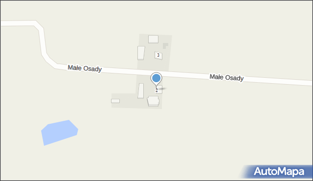 Zamarte, Małe Osady, 2, mapa Zamarte