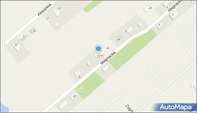 Zamek Bierzgłowski, Magnacka, 12, mapa Zamek Bierzgłowski