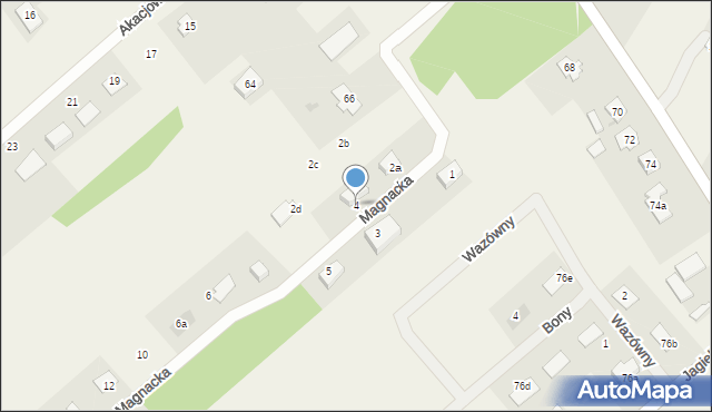 Zamek Bierzgłowski, Magnacka, 4, mapa Zamek Bierzgłowski