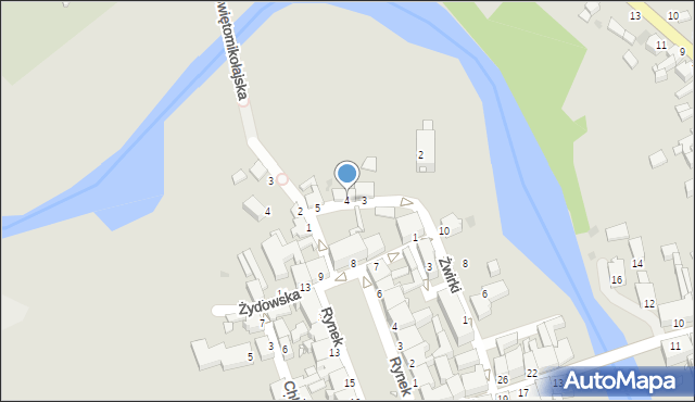 Zbąszyń, Marcinkowskiego, 4, mapa Zbąszyń