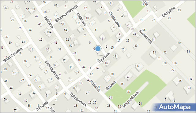 Zbychowo, Makowa, 1, mapa Zbychowo