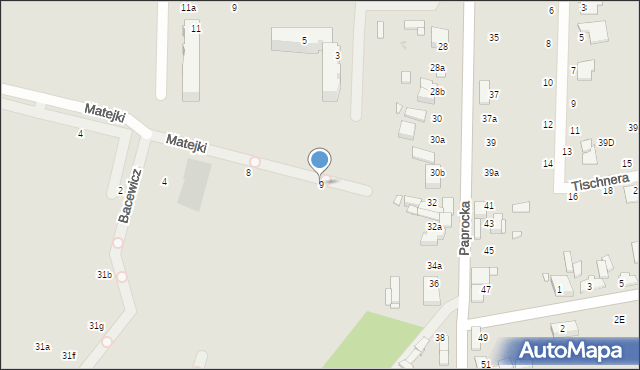 Zduńska Wola, Matejki Jana, 9, mapa Zduńska Wola