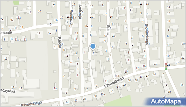 Zgierz, Malarska, 2, mapa Zgierz